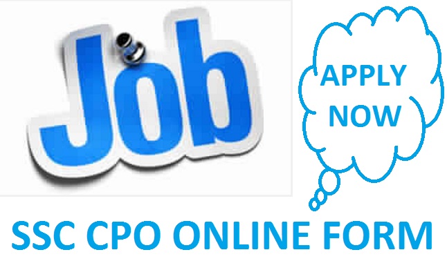 SSC CPO ONLINE FORM 2019